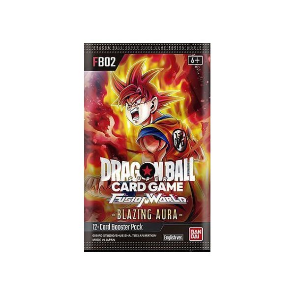 Booster Box FB02 | Blazing Aura | Fusion World | DRAGON BALL | Anglais