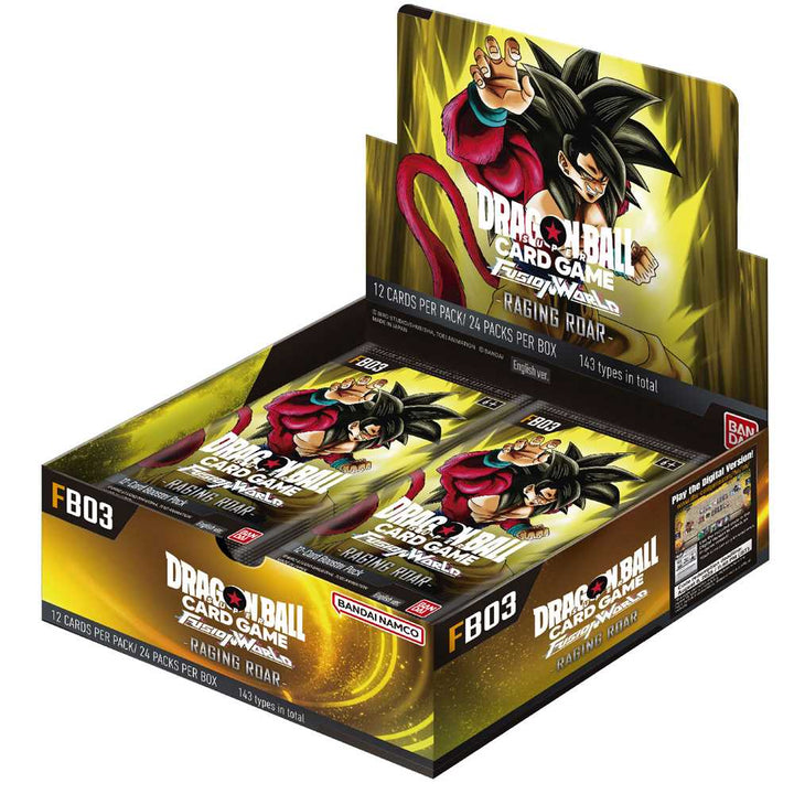Booster Box FB03 | Raging Roar | Fusion World | DRAGON BALL | Anglais