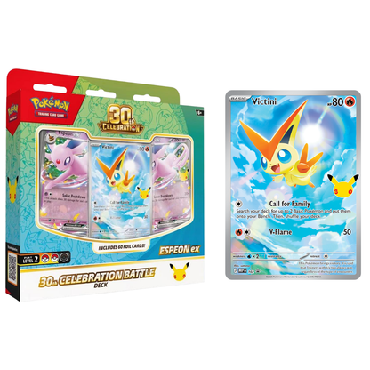 30th Celebration Deck de Combat Deluxe - Espeon ex / Umbreon ex (Précommande)