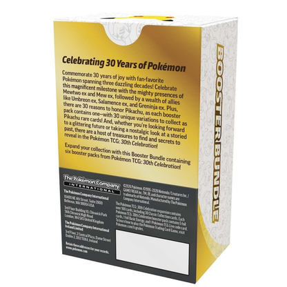 30th Celebration Booster Bundle (Précommande)