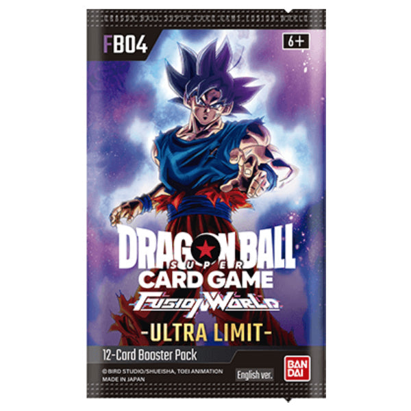 Booster FB04 | Ultra Limit | Fusion World | DRAGON BALL | Anglais