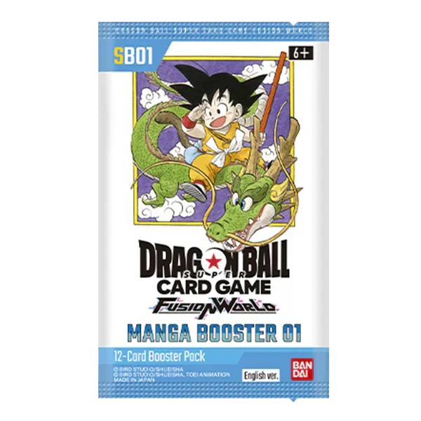 Booster Box SB01 | Manga Booster 01 | Fusion World | DRAGON BALL | Anglais
