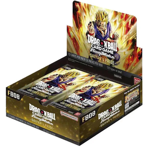 Booster Box FB08 | Saiyan's Pride | Fusion World | DRAGON BALL | Anglais