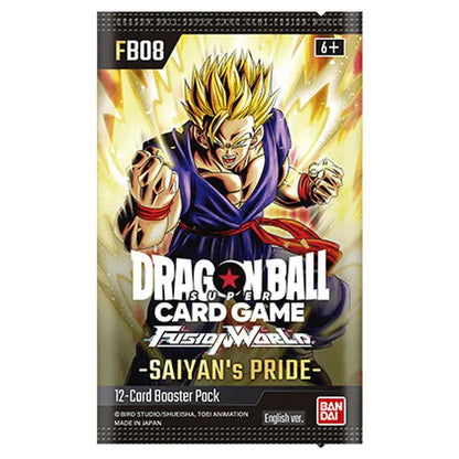 Booster Box FB08 | Saiyan's Pride | Fusion World | DRAGON BALL | Anglais