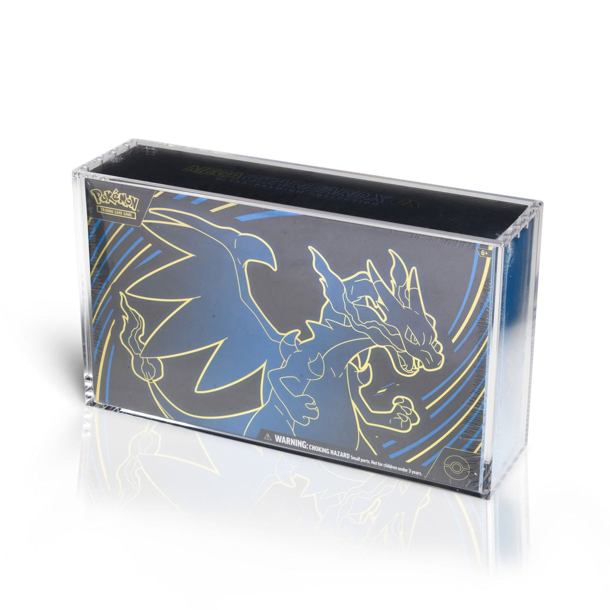 Boîte acrylique magnétique pour Ultra Premium 151, Mega Charizard et Terapagos | The Acrylic Box