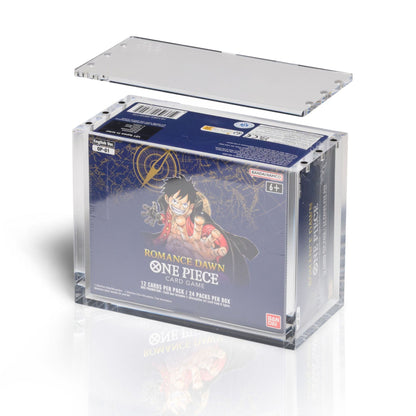Boîte acrylique magnétique pour One Piece | Réimpression OP-01 et OP-03 | The Acrylic Box