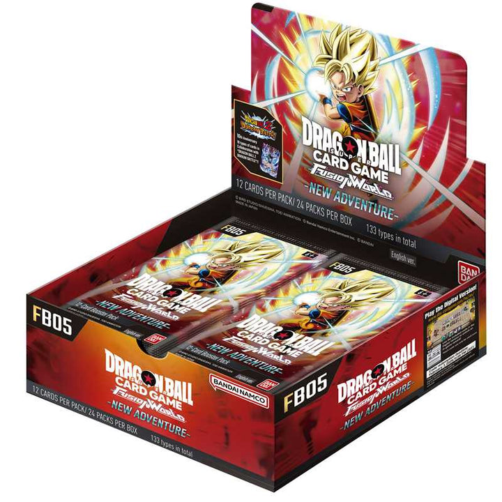 Booster Box FB05 | New Adventure | Fusion World | DRAGON BALL | Anglais