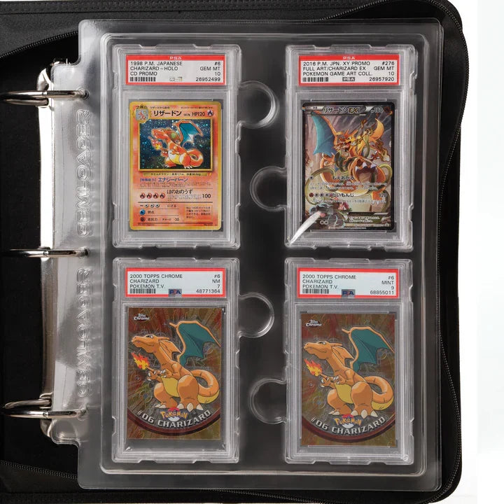 Portfolio Premium pour cartes gradées | GEMLOADER | 28 emplacements
