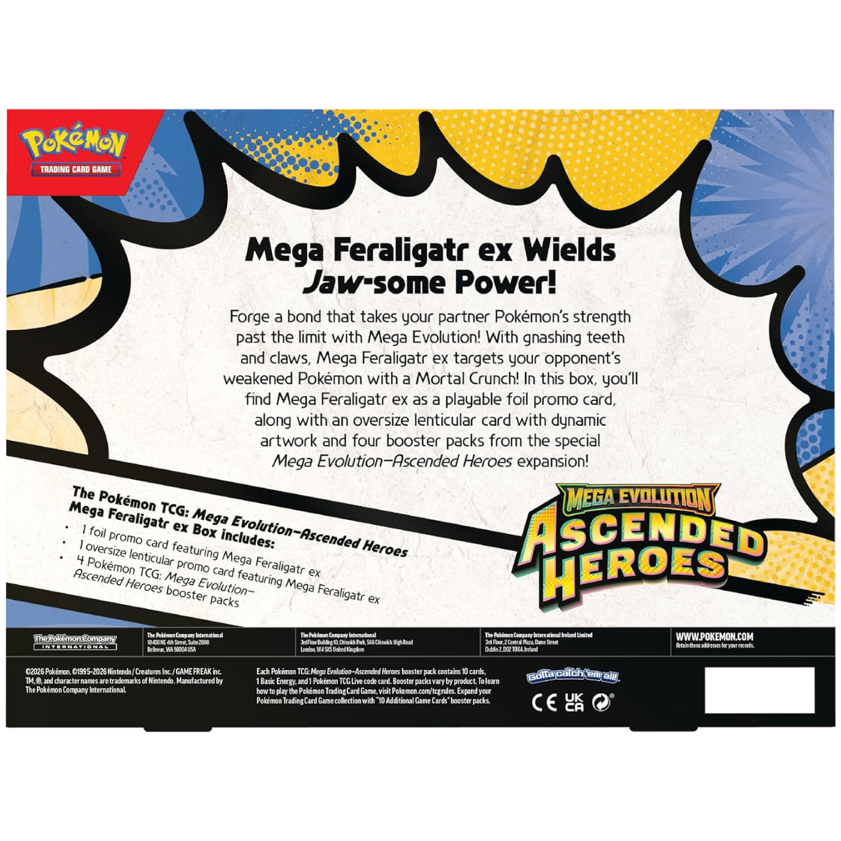 Ascended Heroes : Coffret Mega Meganium / Emboar / Feraligatr ex