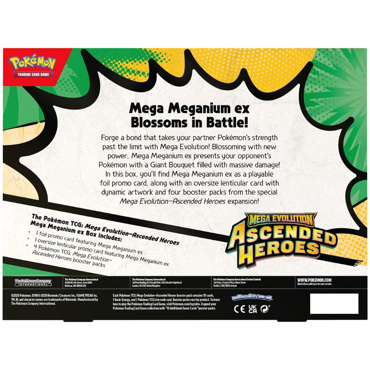 Ascended Heroes : Coffret Mega Meganium / Emboar / Feraligatr ex
