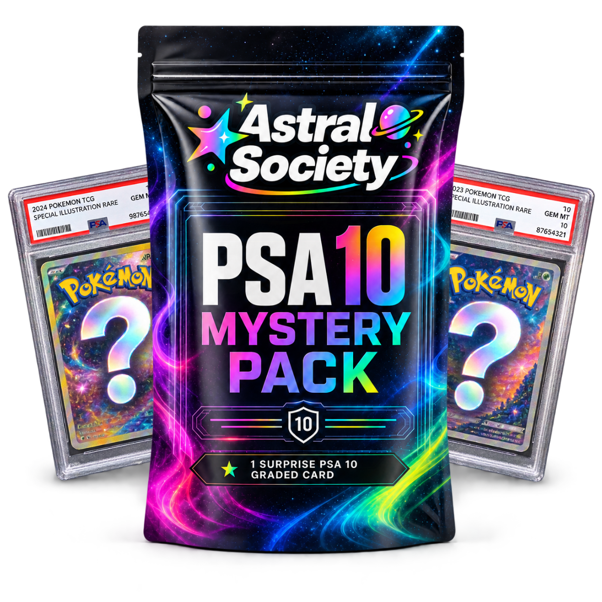 Astral Society PSA 10 Gem Mint Mystery Slab (anglais ou japonais) | POKÉMON