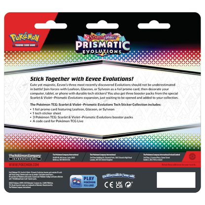 Prismatic Evolutions : Collection Tech Sticker