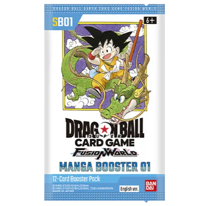 Booster SB01 | Manga Booster 01 | Fusion World | DRAGON BALL | Anglais