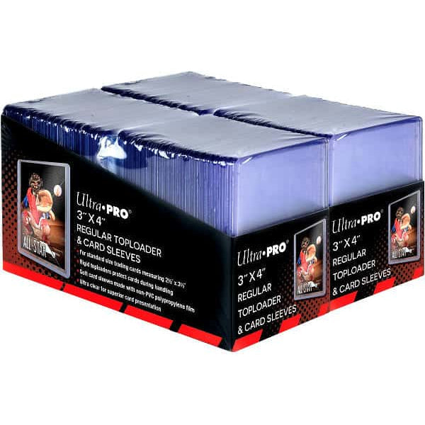 Toploader Regular [Pack 200 + 200 protège-cartes] | Ultra Pro | Pack économique