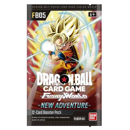 Booster FB05 | New Adventure | Fusion World | DRAGON BALL | Anglais